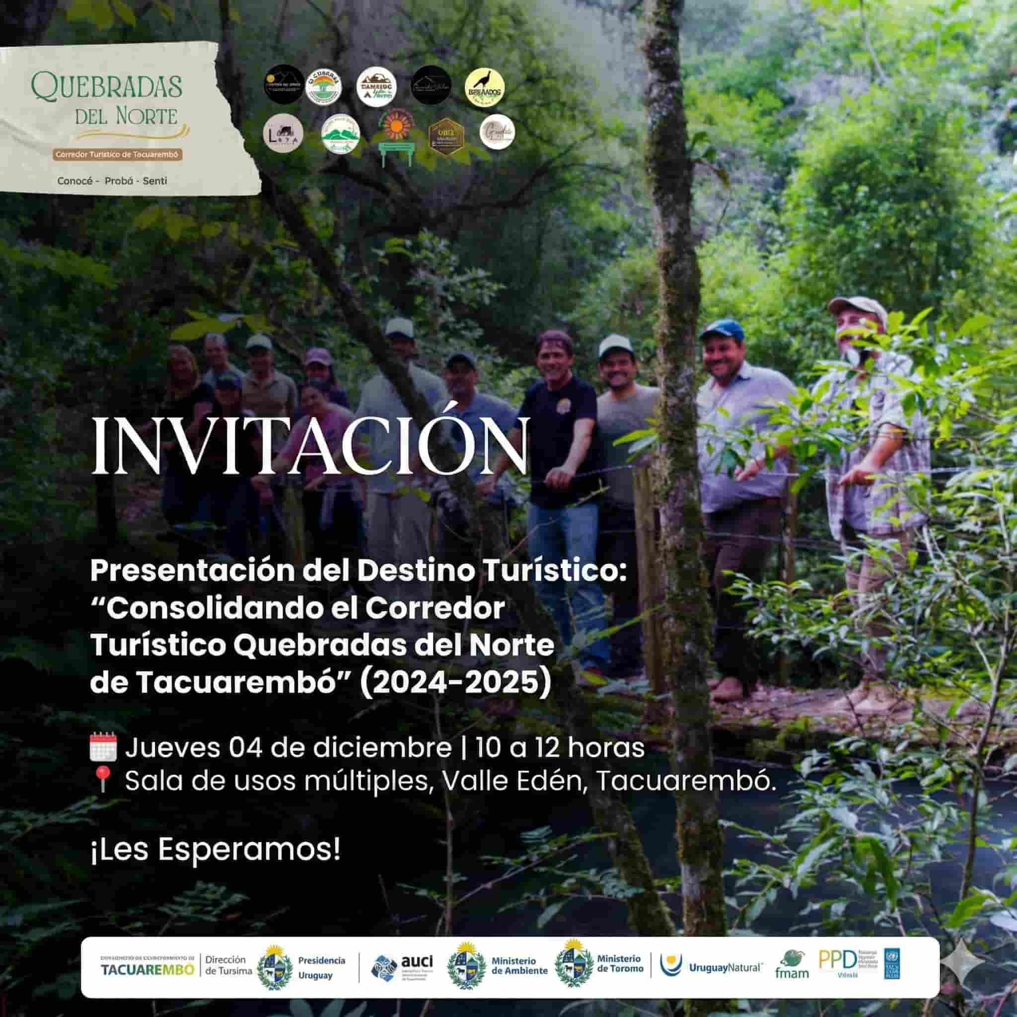 Presentación del Destino Turístico: Consolidando el Corredor Quebradas del Norte (2024–2025)